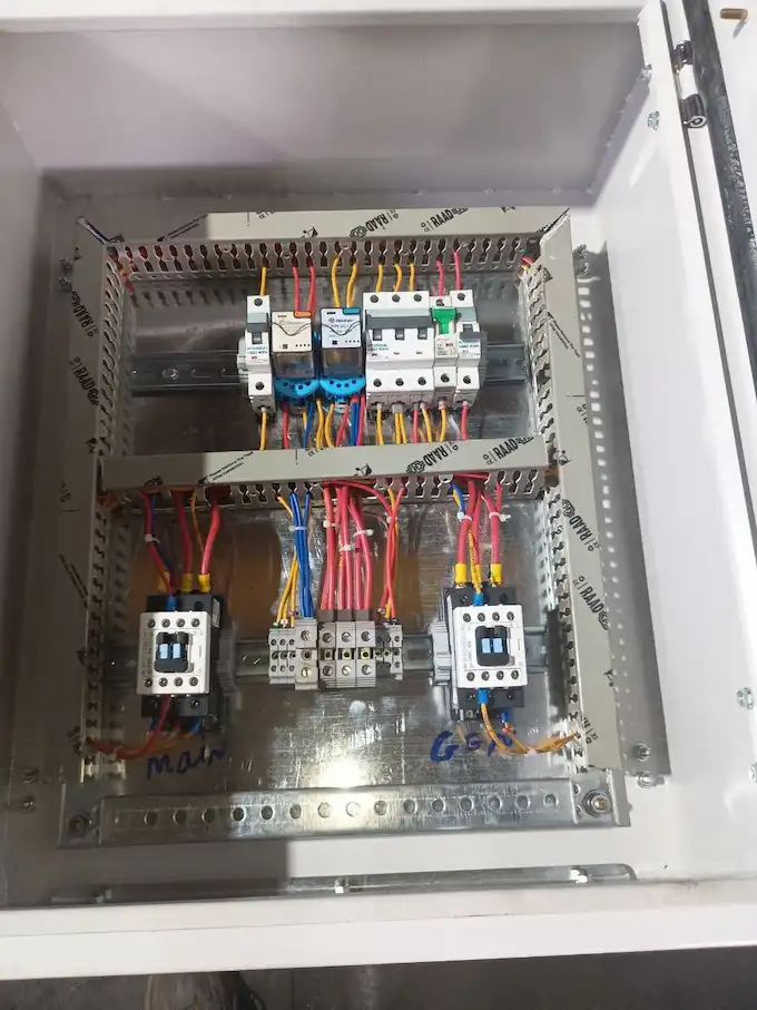 project-1 یک دستگاه دیزل ژنراتور پرکینز ۵۰ کاوا همراه با تابلو ATS